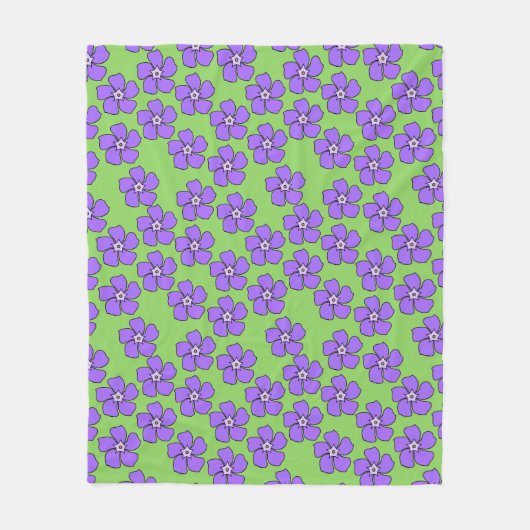 Periwinkles Fleecedecke (Vorderseite)