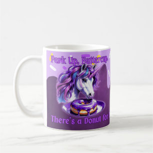 Perk Up, Buttercup - Einhorn Kaffeetasse