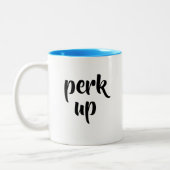 Perk Up-Kaffee-Tasse Zweifarbige Tasse (Links)