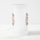 Perk up pumpkin coffee quote seasonal cozy mattglas bierglas (Mittel)