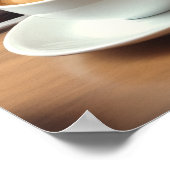 Perk Up Pup: Frenchie Bar Brew Poster (Ecke)