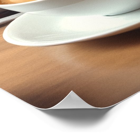 Perk Up Pup: Frenchie Bar Brew Poster (Ecke)