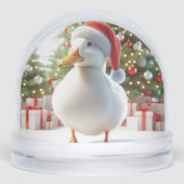 Perkin Duck Christmas Snow Globe Schneekugeln (Vorderseite)