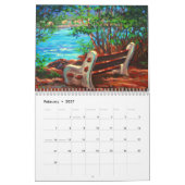Perkins-Bucht, Ogunquit, Maine-Wandkalender Kalender (Feb 2027)