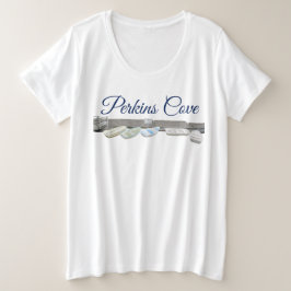 Perkins Cove in Ogunquit, Maine Große Größe T-Shirt