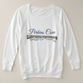 Perkins Cove in Ogunquit, Maine Große Größe T-Shirt
