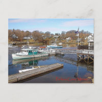 Perkins Cove, Maine - Postkarte