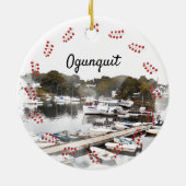 Perkins Cove, Ogunquit Keramik Ornament (Hinten)