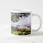 Perkins Cove - Ogunquit, Maine Jumbo Tasse (Rechts)