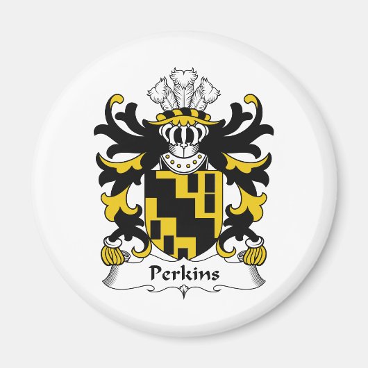 Perkins-Familienwappen Magnet (Vorne)