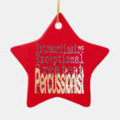 Perkussionist Extraordinator Keramik Ornament (Vorne)