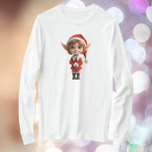 Perky Girl Weihnachts-Elf-T-Shirt T-Shirt