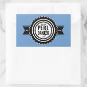 Perl Dancer Stickers - Blue Background (Tasche)