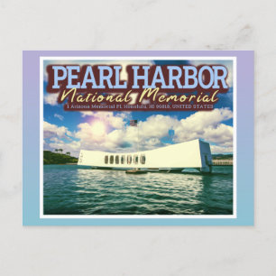PERL-HARBOR-NATIONALDENKMAL - HONOLULU HAWAII  POSTKARTE