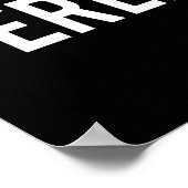 Perla - Cool New Funny Name Fan Gift Tee  Poster (Ecke)