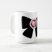 Perlband Kaffeetasse (Vorderseite Links)