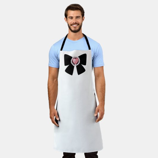 Perlband Schürze (Getragen)