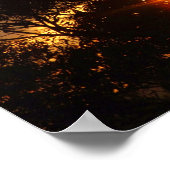 Perlbaummöwe Poster (Ecke)