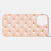 Perlbeige Ledertextur Case-Mate iPhone Hülle (Rückseite (Horizontal))