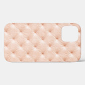 Perlbeige Ledertextur Case-Mate iPhone Hülle (Rückseite (Horizontal))