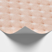 Perlbeige Ledertextur Geschenkpapier (Ecke)