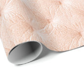Perlbeige Ledertextur Geschenkpapier (Rolleneckpunkt)