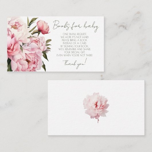 Perlbücher für Kleinkinder Begleitkarte (Vorne/Hinten)