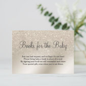 Perldusche aus Elfenbein Glitzer Obre bringen ein  Begleitkarte (Stehend Vorderseite)