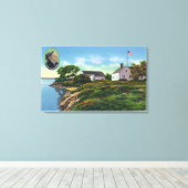 Perle der Insel Orr Leinwanddruck (Insitu (Holzboden))