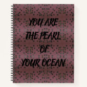 Perle des Meeres Notizblock (Vorderseite)