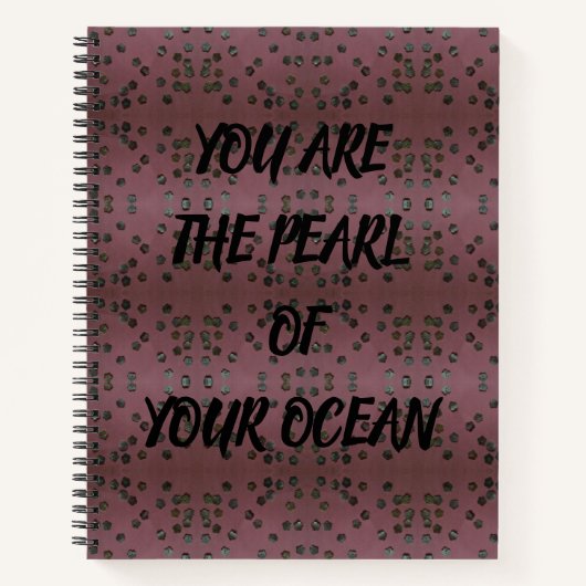 Perle des Meeres Notizblock (Vorderseite)