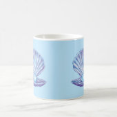 Perle des Ozeans (blau) Kaffeetasse (Mittel)