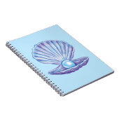 Perle des Ozeans (blau) Notizblock (Rechte Seite)