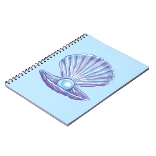 Perle des Ozeans (blau) Notizblock (Linke Seite)