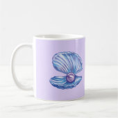 Perle des Ozeans (Lila) Kaffeetasse (Links)
