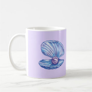 Perle des Ozeans (Lila) Kaffeetasse