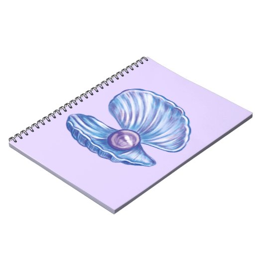 Perle des Ozeans (Lila) Notizblock (Linke Seite)