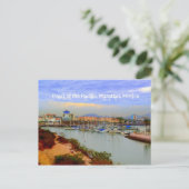 Perle des Pazifiks, Marina von Mazatlan Mexiko Postkarte (Stehend Vorderseite)