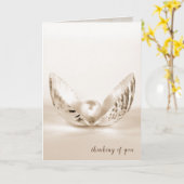 Perle des Single im Muschel Karte (Gelbe Blume)