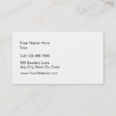 Perle, die Visitenkarten in Handarbeit macht Visitenkarte (Rückseite)