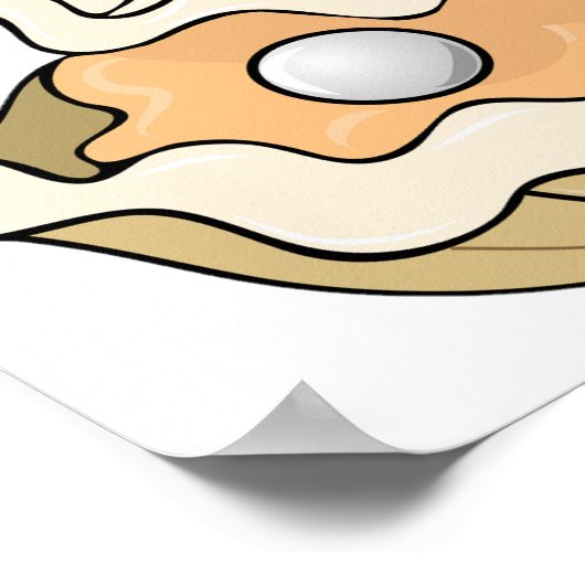 Perle in einem Austernposter Poster (Ecke)