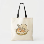 Perle in einer Austerntasche Tragetasche (Vorne)