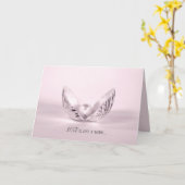 Perle in Seashell Hochzeit gratulieren Karte (Gelbe Blume)