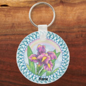 Perle Iris Schlüsselanhänger (Vorderseite)