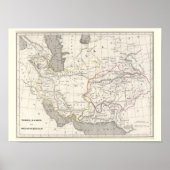 Perle, Kaboul und Beloutchistan - Historische Kart Poster (Vorne)