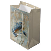 Perle - Papiertüte Mittlere Geschenktüte (Vorderseite Schrägansicht)