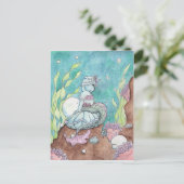 Perle Postkarte (Stehend Vorderseite)