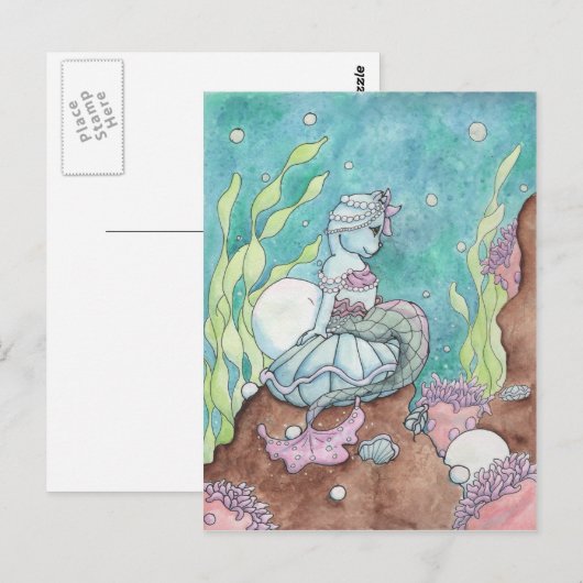 Perle Postkarte (Vorne/Hinten)