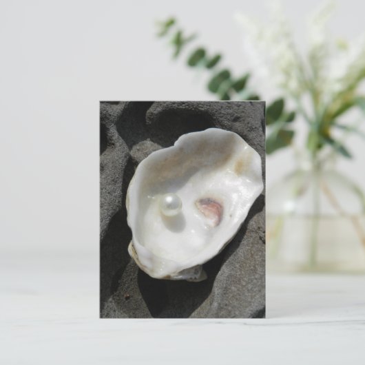 Perle Postkarte (Stehend Vorderseite)