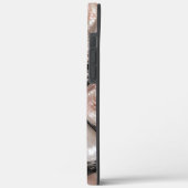 Perle schwarzes iPhone-Case im schwarzen Stil Case-Mate iPhone Hülle (Rückseite / Links)